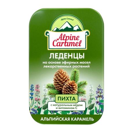 Фото Alpine Caramel Альпийская Карамель, леденцы детские (пихта, Вит С, мед), 53 г