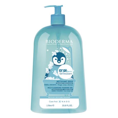 Фото Биодерма (Bioderma) АВСDerm Очищающий гель для душа для детей 1л