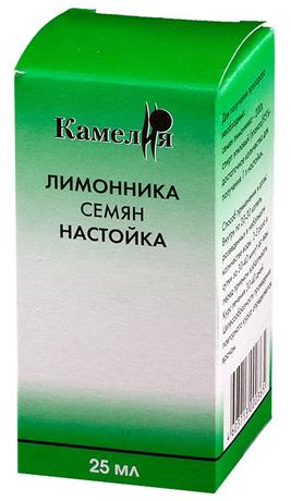 Фото Лимонника семян настойка (Камелия), 25 мл