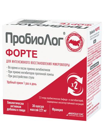 Фото ПробиоЛог Форте, капсулы 227 мг, 30 шт.