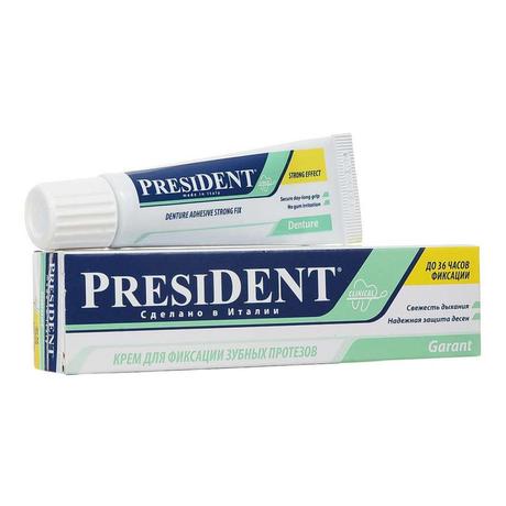 Фото Президент Гарант, крем для зубных протезов 20 г, 1 шт.