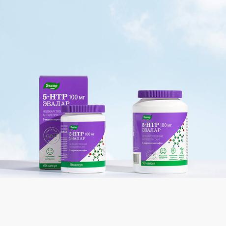 Фото 5-гидрокситриптофан (5-HTP), капсулы 100 мг, 60 шт.
