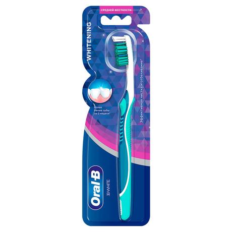 Фото Oral-B 3D White Whitening, зубная щетка, средняя жесткость