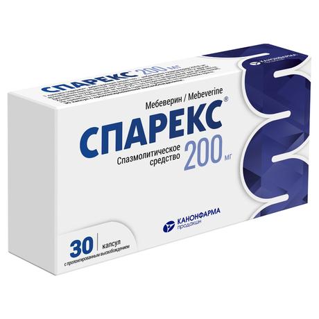 Фото Спарекс, капсулы 200 мг, 30 шт.