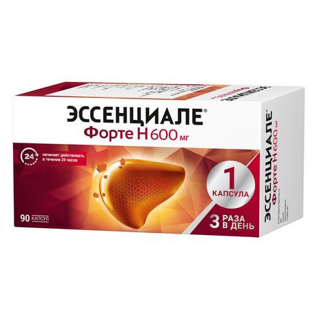 Фото Эссенциале® форте Н для печени, капсулы 600 мг, 90 шт.