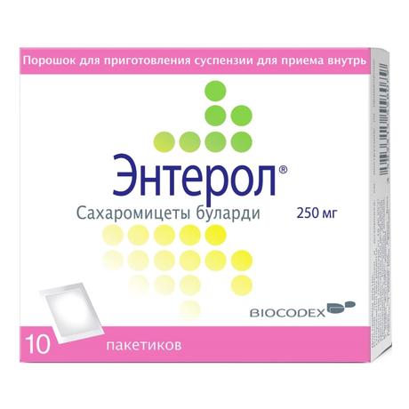 Фото Энтерол, порошок 250 мг, 10 пакетиков