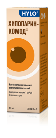 Фото Хилопарин-Комод, раствор офтальмологический увлажняющий, 10 мл