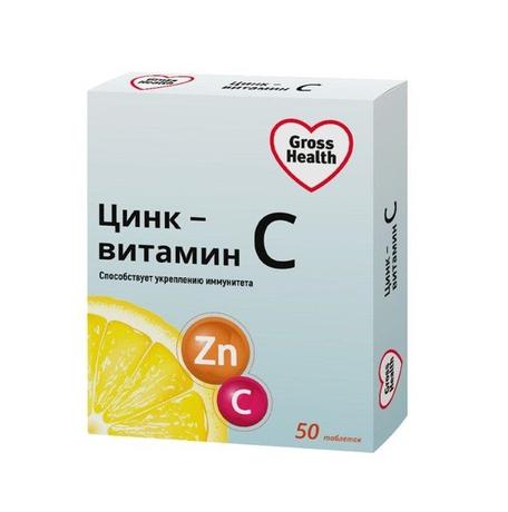 Фото Gross Hertz цинк-витамин с таблетки 210 мг №50