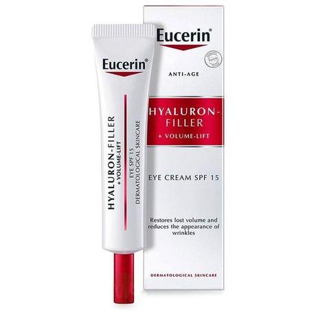 Фото Eucerin Hyaluron-Filler+Volume-Lift крем д/ухода за кожей вокруг глаз крем для век 15 мл №1