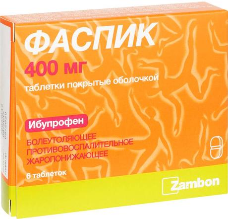 Фото Фаспик, таблетки покрыт. плен. об. 400 мг, 6 шт.