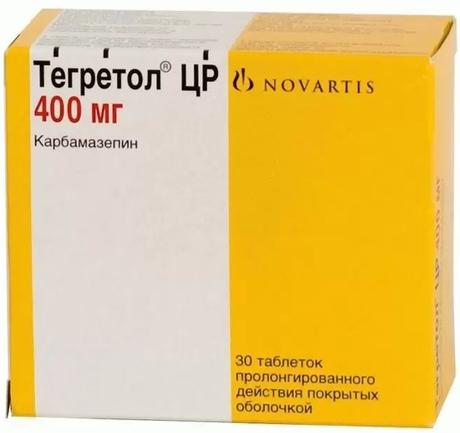 Фото Тегретол ЦР, таблетки пролонг. покрытые пленочной оболочкой 400 мг, 30 шт.