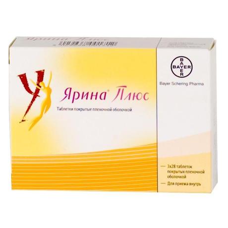 Фото Ярина Плюс, таблетки покрытые пленочной оболочкой, 84 шт.