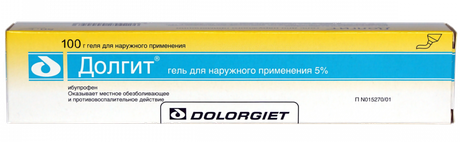 Фото Долгит, гель 5%, 100 г