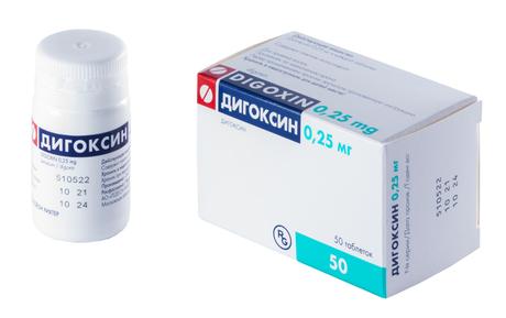 Фото Дигоксин, таблетки 0,25 мг, 50 шт.