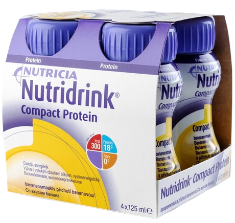 Фото Нутридринк компакт Протеин (банан) 125 мл, 4 шт.