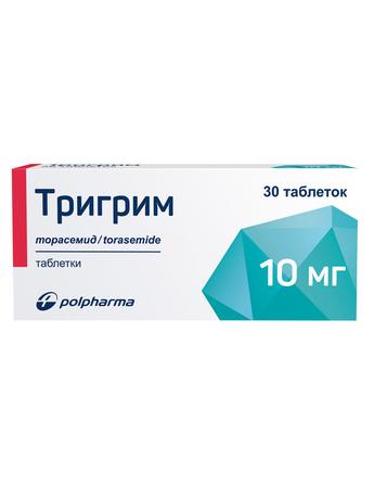 Фото Тригрим, таблетки 10 мг, 30 шт.