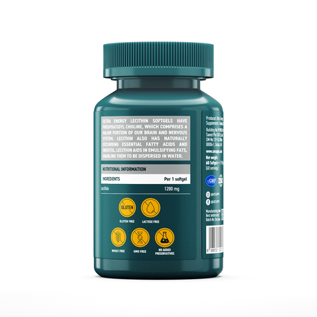Фото UESUPPS Ультра Энерджи Лецитин, капсулы, 60 шт.
