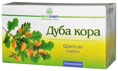 Фото Дуба кора, пакетики 1,5 г, 20 шт.