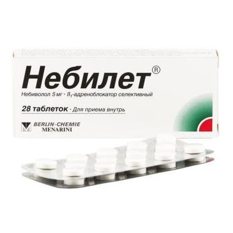 Фото Небилет, таблетки 5 мг, 28 шт.