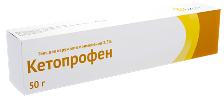 Фото Кетопрофен, гель 2.5%, 50 г