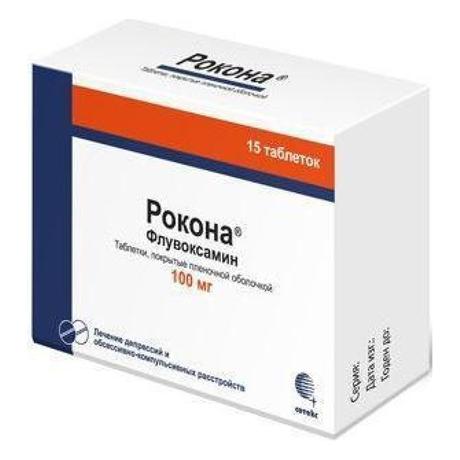 Фото Рокона, таблетки покрыт. плен. об. 100 мг, 15 шт.