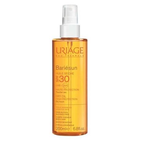 Фото Uriage Bariesun спрей-масло с/з сухое Spf 30+ косметическая эмульсия  200 мл №1