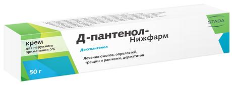 Фото Д-Пантенол-Нижфарм, крем 5%, 50 г