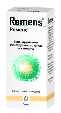 Фото Ременс, капли гомеопатические, 50 мл