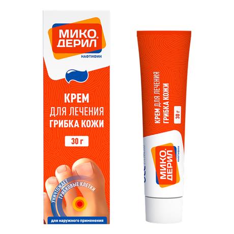 Фото Микодерил, крем 1% 30 г, 1 шт.
