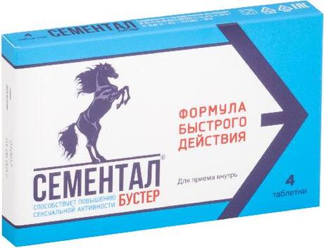 Фото Сементал Бустер, таблетки, 4 шт.