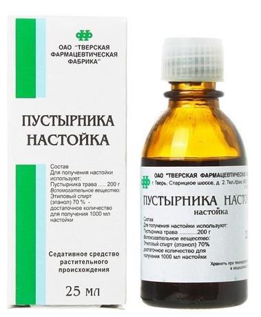Фото Пустырник настойка, флакон 25 мл, 1 шт.