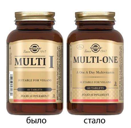 Фото Солгар Мульти-I, таблетки 1650 мг, 60 шт.