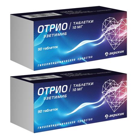 Фото Набор 2уп Отрио таблетки 10мг 90шт