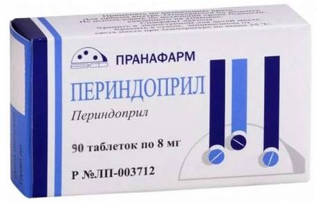 Фото Периндоприл, таблетки 8 мг, 90 шт. (Пранафарм)