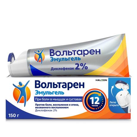 Фото Вольтарен Эмульгель 2%, гель для наружного применения 150 г, 1 шт.