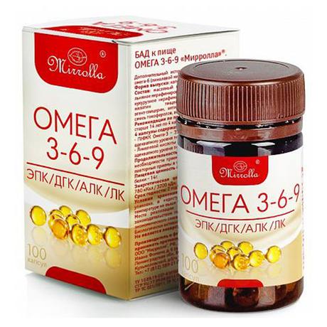 Фото Омега 3-6-9 Мирролла, капсулы, 100 шт.