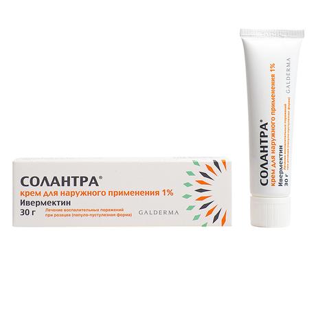Фото Солантра, крем 1%, 30 г