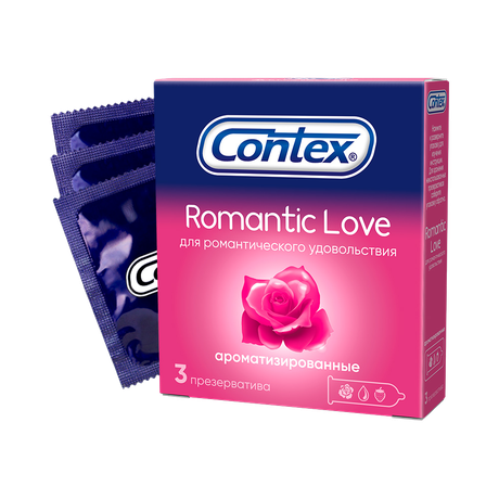 Фото Презервативы Contex Romantic Love ароматизированные, 3 шт.