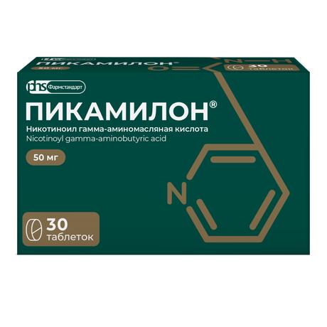 Фото Пикамилон, таблетки 50 мг, 30 шт.