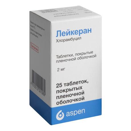 Фото Лейкеран, таблетки, покрытые пленочной оболочкой, 2 мг, 25 шт.