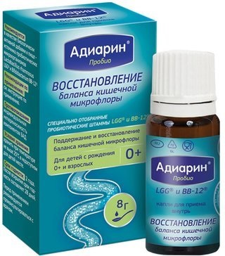 Фото Адиарин Пробио, капли 8 г, 1 шт.