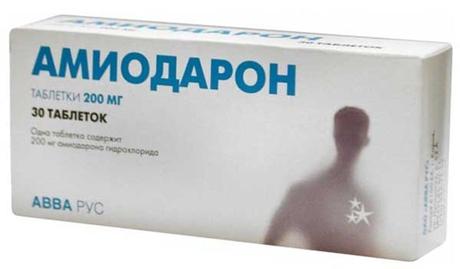 Фото Амиодарон, таблетки 200 мг (АВВА РУС), 30 шт.