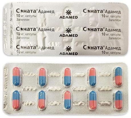 Фото Соната Адамед, капсулы 10 мг, 10 шт.