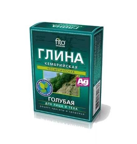Фото Фитокосметик Глина Голубая Кембрийская косметический тальк 100 г №1