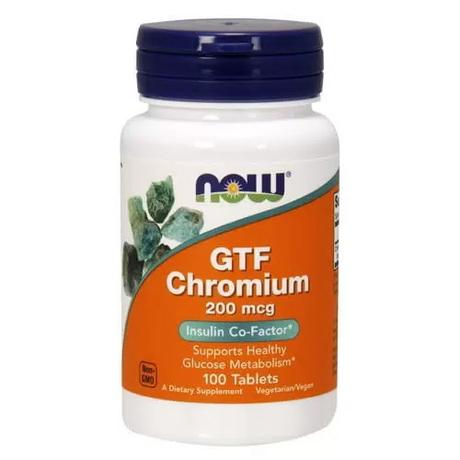 Фото Now GTF Chromium, таблетки массой 382 мг, 100 шт.
