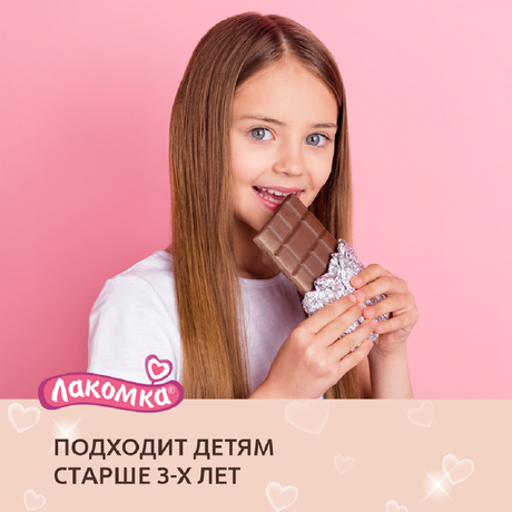 Фото Лакомка, помада гигиеническая со вкусом шоколадного чизкейка 2,8 г, 1 шт.