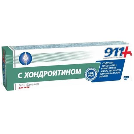 Фото 911, гель-бальзам для тела с Хондроитином, 100 мл