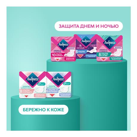 Фото Прокладки Libresse Ultra Pure Sensitive Normal, 8 шт.
