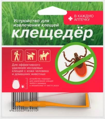 Фото Клещедер устройство для извлечения клещей, 1 шт.