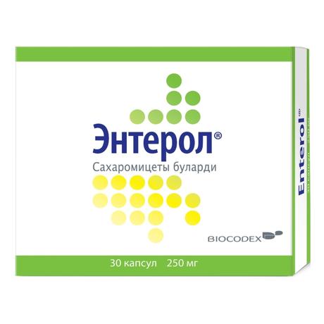 Фото Энтерол, капсулы 250 мг, блистер, 30 шт.